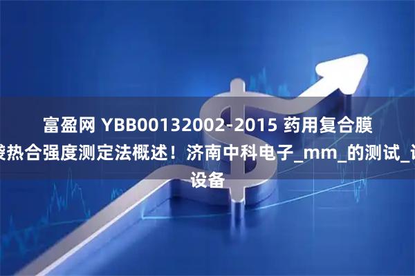 富盈网 YBB00132002-2015 药用复合膜、袋热合强度测定法概述！济南中科电子_mm_的测试_设备